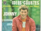 JOHNNY HALLYDAY      Cheveux longs et idées.    Pochette Papier   EP 45 tours 7