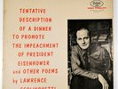 Lawrence Ferlinghetti RARE ?Tentative Description Of A Dinner Poetry LP Fantasy