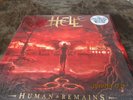 HELL  human & remains    3 LP VINYL  SET   CLEAR VINYL  LMTD  EDITION