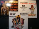 3 James Bond soundtrack LP lot, Goldfinger,Live and Let Die,Casino Royale,Wings
