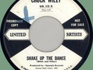 CHUCK WILEY Shake Up the Dance / Tear It Up 45rpm United Artists 1958 rockabilly