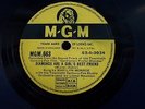 MARILYN MONROE 78 RPM DIAMONDS ARE A GIRL'S BEST FRIEND /BYE BYE BABY UK MGM.663