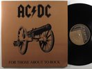 AC/DC For Those About To Rock ATLANTIC LP VG++/VG+ club edition gatefold