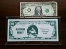MADONNA The Virgin Tour 1985 ORIGINAL DOLLAR BILL CONCERT no promo vintage NM
