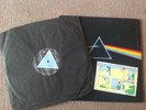 Pink Floyd Dark Side Of The Moon Solid Blue Triangle 1st Pressing With 1 Sticker