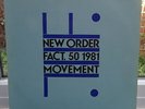 NEW ORDER Movement VINYL LP A5/B5 Textured Blue Sleeve FACTORY EX/EX New Wave