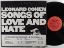 LEONARD COHEN Songs Of Love And Hate COLUMBIA LP VG+ promo