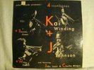 LP - DEBUT  126-KAI WINDING - J J JOHNSON - FOUR TROMBONES - ORIGINAL DG -FLAT