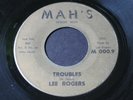 Lee Rogers   Troubles / Walk On By   Mah's   Detroit R&B northern soul 45 HEAR