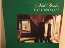 Nick Drake - Five Leaves Left UK First Press Misprint Cover Island Pink Label