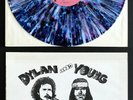 BOB DYLAN with NEIL YOUNG Snack RARE TRANSLUCENT SPLATTER VINYL LP Live 1975