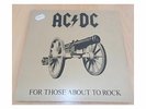 AC/DC ?- For Those About To Rock - LP  FOC  - Australian Pressing ACDC