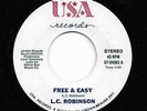 Modern Soul Boogie 45 L.C. ROBINSON Free & Easy Cecil Lyde Homeboy COL HEAR