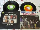 2 Beatles Vinyl 45s w/Picture Sleeves-Let It Be & I Feel Fine