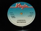 SEX PISTOLS - SUBMISSION - ONE SIDED ORIGINAL - VIRGIN - 1977