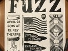Fuzz Poster Ty Segall Thee Oh Sees White Fence Wand