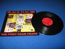 BLACK FLAG - THE FIRST FOUR YEARS LP   ( RARE   ORIGINAL 1ST U.S. PRESS , MINT )