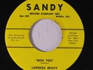 LORENZA BRACY & GROUP: These Things You Do To Me / Miss You 45 Vocal Groups