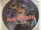 Rare Rock Metal LP Iron Maiden Piece Of Mind Picture Disc Orig