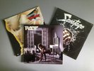 SAVATAGE  -  RATT -  WARNING  -- 3 Vinyl records - VG to NM