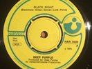 DEEP PURPLE Black Night / Speed King FINLAND 1970 Harvest HAR 5020 7” Single