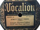 CRIPPLE CLARENCE LOFTON VOCALION 02951 BLUES 78 RPM E/V+