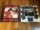 Metallica “Kill ‘em All” E1-60766 stereo vinyl lp record 1988 Canada repress