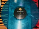 GUNS N' ROSES, APPETITE FOR DESTRUCTION,TRANSPARENT BLUE VINYL, LP, RAPE COVER