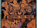 va BEATING THE MEAT first pressing 1984 XCENTRIC sampler Hardcore PUSHEAD SLEEVE