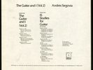 ANDRES SEGOVIA-GUITAR AND I V.2-DECCA REEL TO REEL TAPE NEVER PLAYED