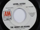 Psych Mod 45 MERRY-GO-ROUND Listen, Listen  A&M promo HEAR
