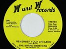 Modern Soul Gospel 45 - Burns Brothers - Remember Your Creator - W and W VG+ mp3
