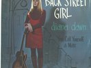 DIANA DAWN--RARE TEEN PICTURE SLEEVE + 45--(BACK STRRET GIRL)---PS---PIC---SLV