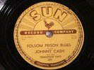 ROCKABILLY JOHNNY CASH Folsom Prison Blues SUN 232  78RPM  Hear