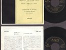 LÉO FERRÉ PAR GERMAINE MONTERO - PARIS CANAILLE - 45T. JAPON