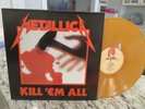 METALLICA KILL 'EM ALL  GOLD BEIGE  COLOR VINYL LP MINT UNPLAYED THRASH METAL
