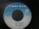 CASH MCCALL S.O.S. 45 RECORD I'M IN DANGER CHECKER 1184
