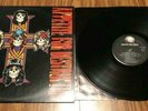 GUNS N ROSES-APPETITE FOR DESTRUCTION-GEFFEN GHS 24148-LYRIC SLEEVE-LP PLAY TEST