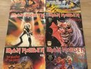 3 X IRON MAIDEN DOUBLE ALBUMS / RUN TO HILLS/TROOPER/PURGATORY/NUMBER OF BEAST/