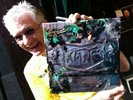 SIGNED  THE DAMNED Black Album 3X LP DELUXE ED. UK Grey vinyl Captain Sensible