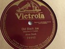 Alma Gluck - 78rpm single 12-inch – Victrola #74442 Old Black Joe