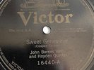 John Barnes Wells - 78rpm single 10-inch – Victor #16440 Sweet Genevieve