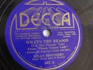 Mills Brothers - 78rpm single 10-inch – Decca #402 Whats The Reason