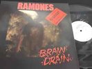 RAMONES - Brain Drain LP BRAZIL ONLY  punk hc related sex pistols NOT promo 7 45