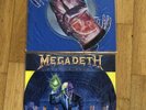 Very Rare Megadeth Picture Discs Hangar 18 And Rust In Peace