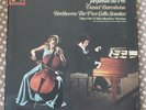 SLS 5042 3LP JACQUELINE DU PRE / DANIEL BARENBOIM / BEETHOVEN CELLO SONATAS NM