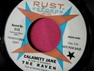 THE RAVEN - Calamity Jane - fuzz garage Promo 45 rpm - Rust 5123