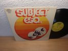 SUBJECT ESQ. SAME LP 1ST PRESS IN 1972 KRAUTROCK MONSTER