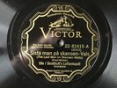 OLLE I SKRATTHULT Sista Man pa Skansen/En Boljedans VICTOR 22-81415 Swedish E 78