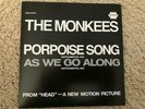 The Monkees Porpoise Song(inst. mix)/As We Go Along(inst. mix) 45 rpm record